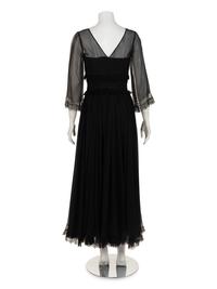 Chanel Silk Chiffon and Lace Dress, 1985-90