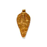 A Phoenician Gold Leaf-Shaped Pendant