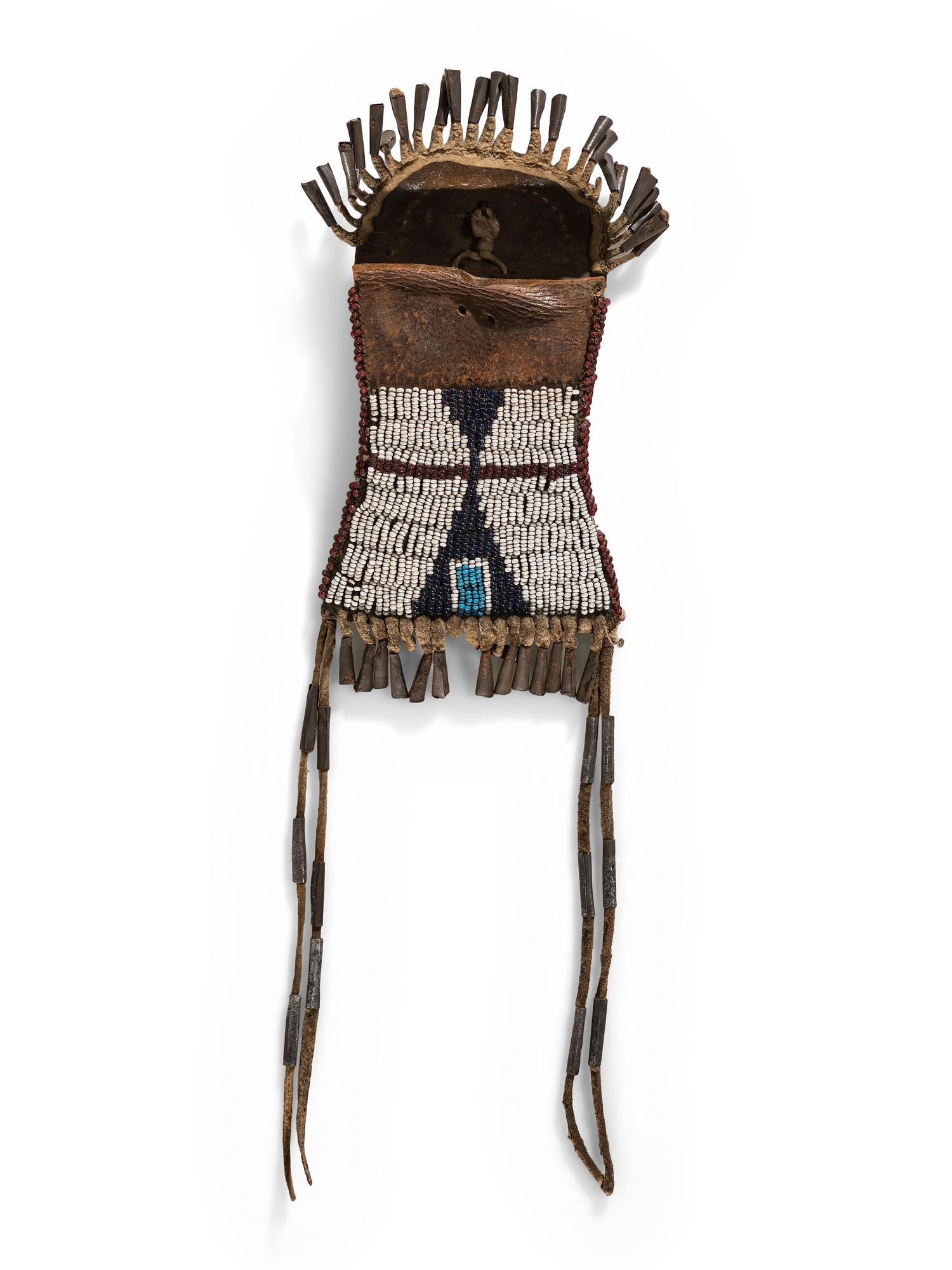 Kiowa Beaded Hide Strike-a-Light Bag