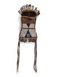 Kiowa Beaded Hide Strike-a-Light Bag
