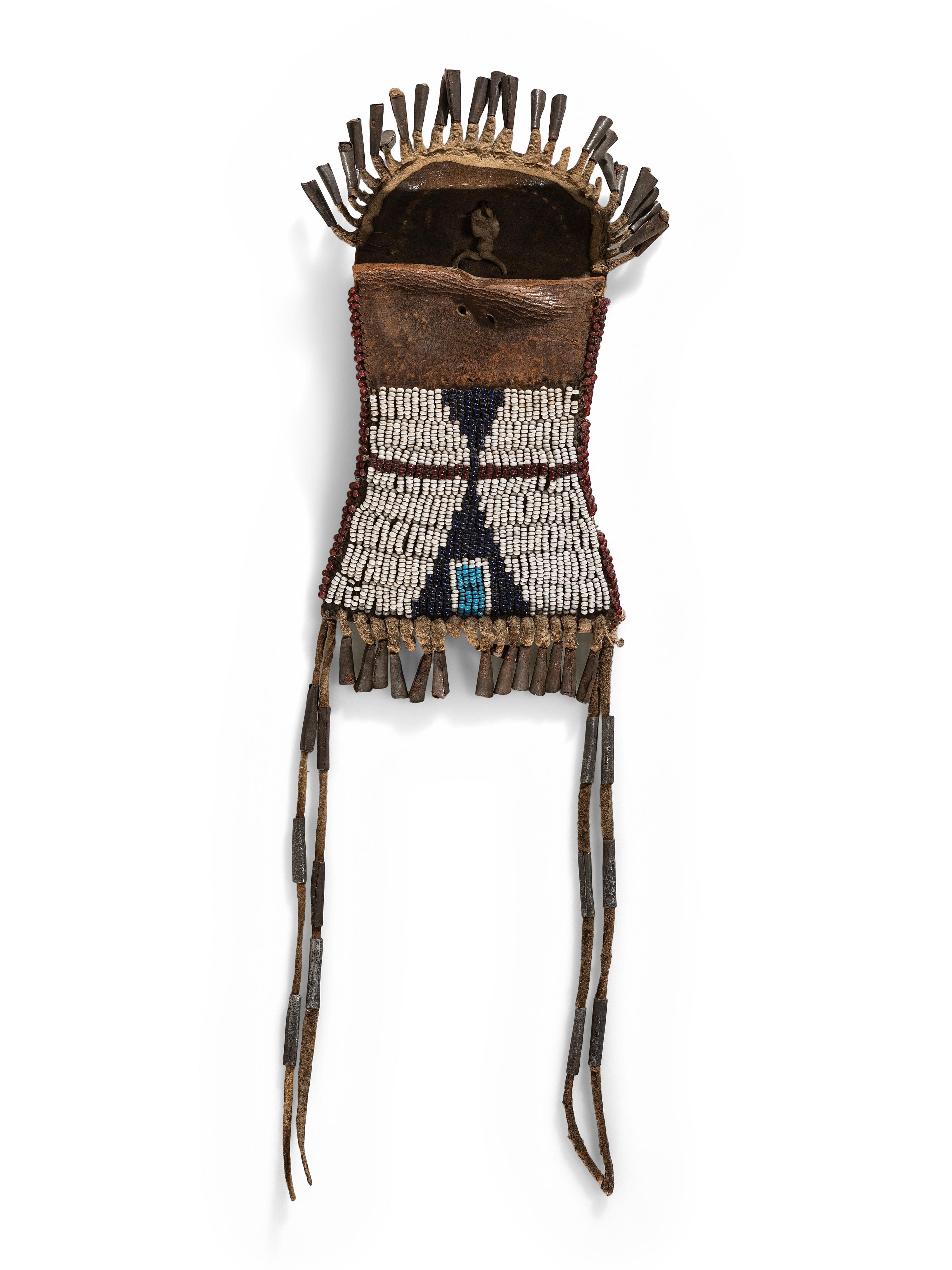 Kiowa Beaded Hide Strike-a-Light Bag