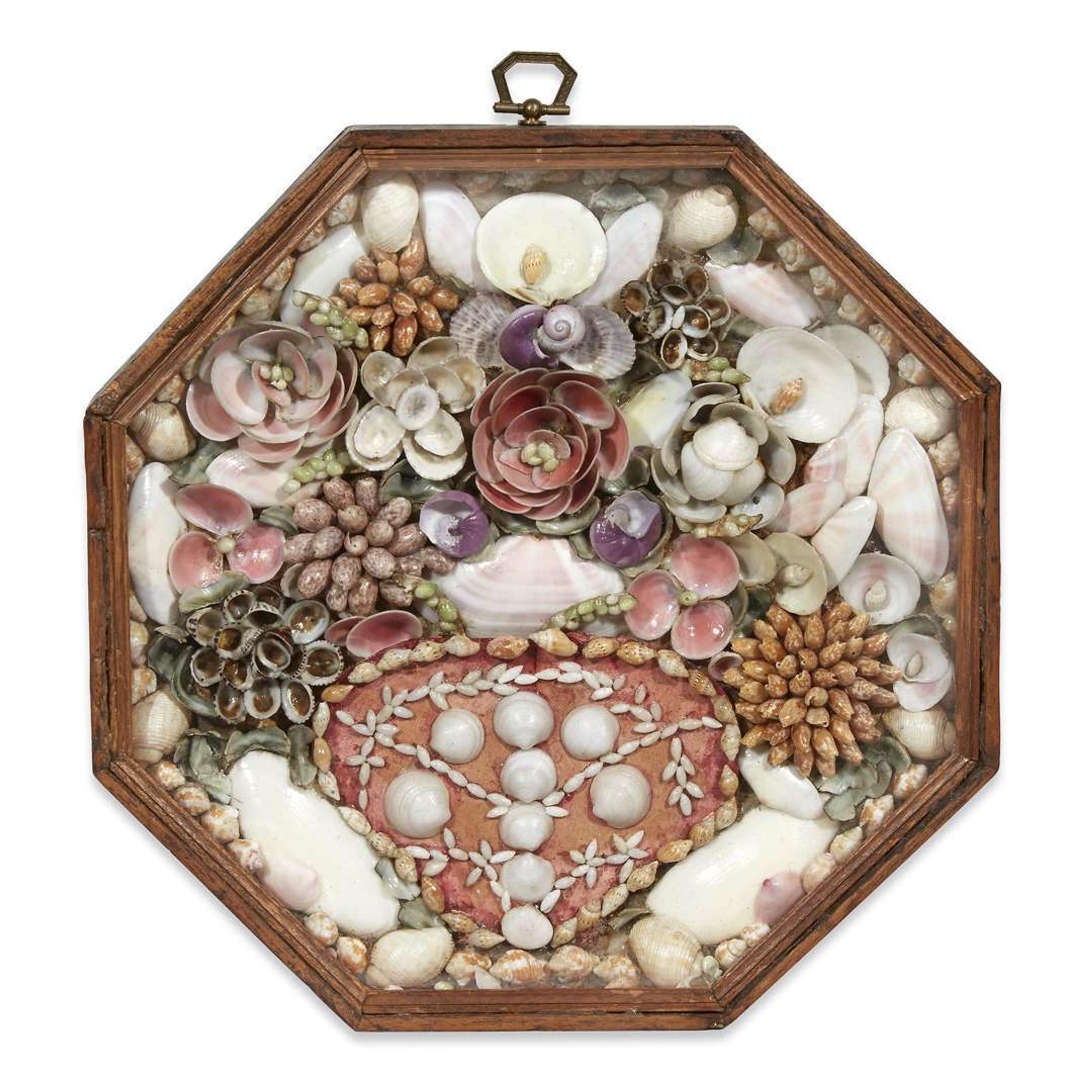 A single small sailor’s valentine barbados, second half 19th century