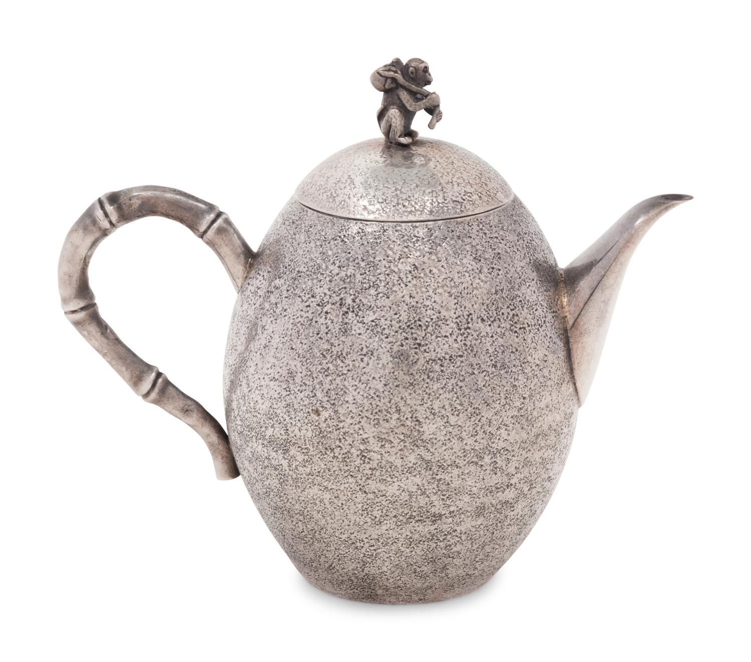 A Japanese Silver Teapot
