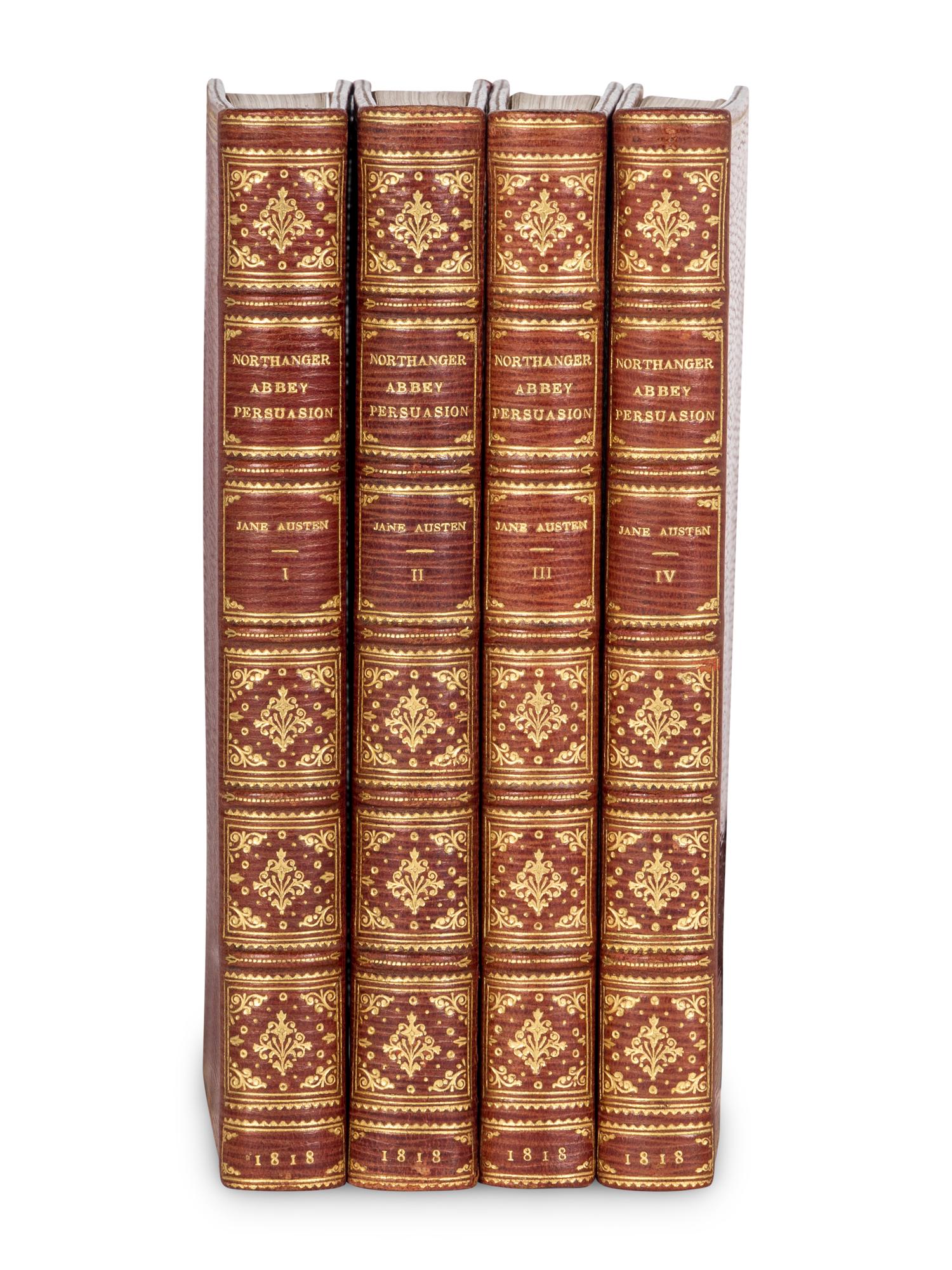 AUSTEN, Jane (1775-1817). Northanger Abbey: and Persuasion. By the Author of "Pride and Prejudice", "Mansfield-Park" &c. With a Biographical Notice of the Author. London: John Murray, 1818.