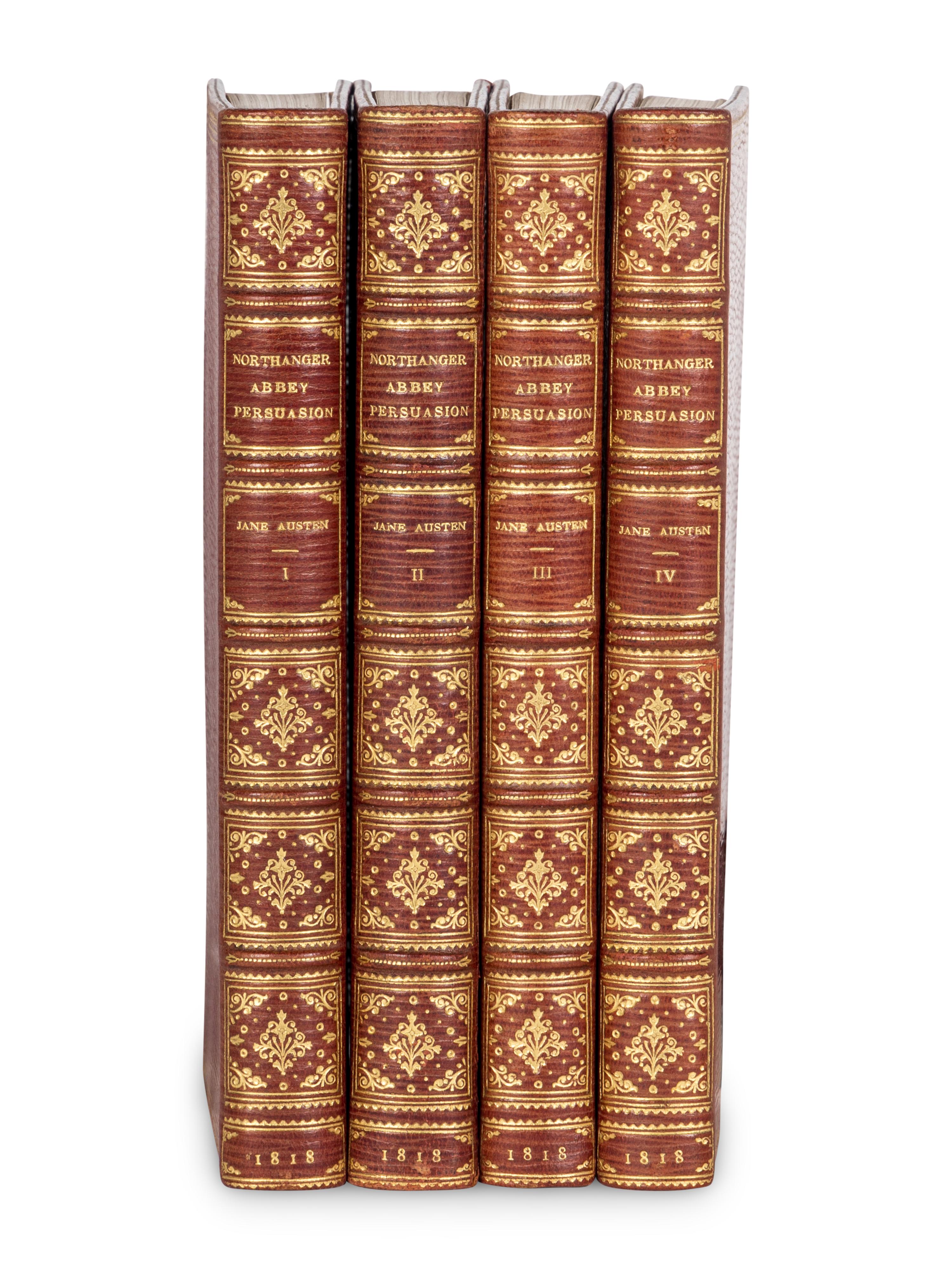 AUSTEN, Jane (1775-1817). Northanger Abbey: and Persuasion. By the Author of "Pride and Prejudice", "Mansfield-Park" &c. With a Biographical Notice of the Author. London: John Murray, 1818.