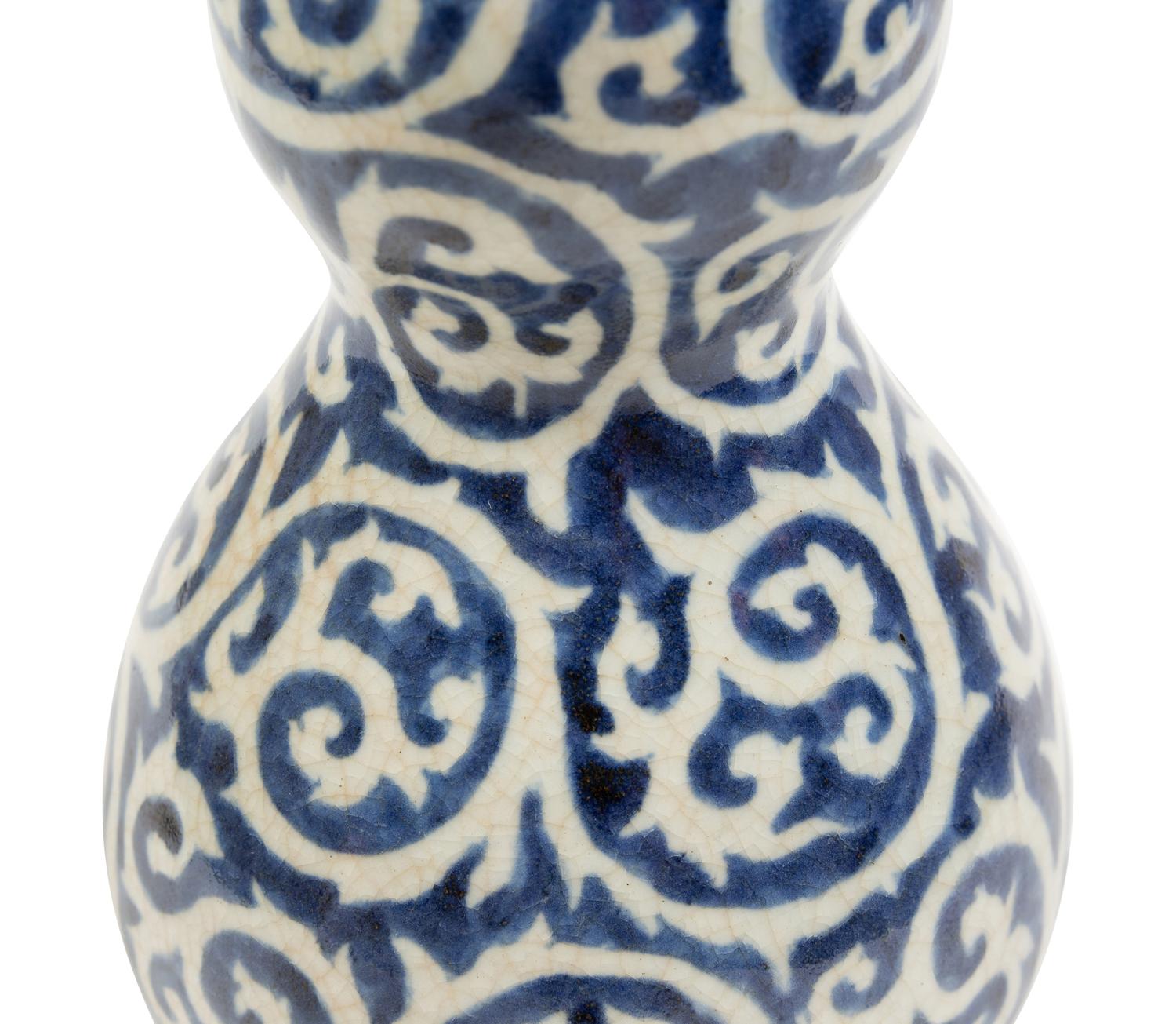 A Japanese Blue and White Porcelain Vase