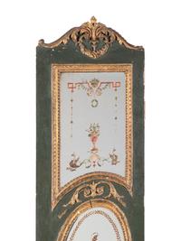 A Pair of Venetian Reverse-Painted Glass Doors