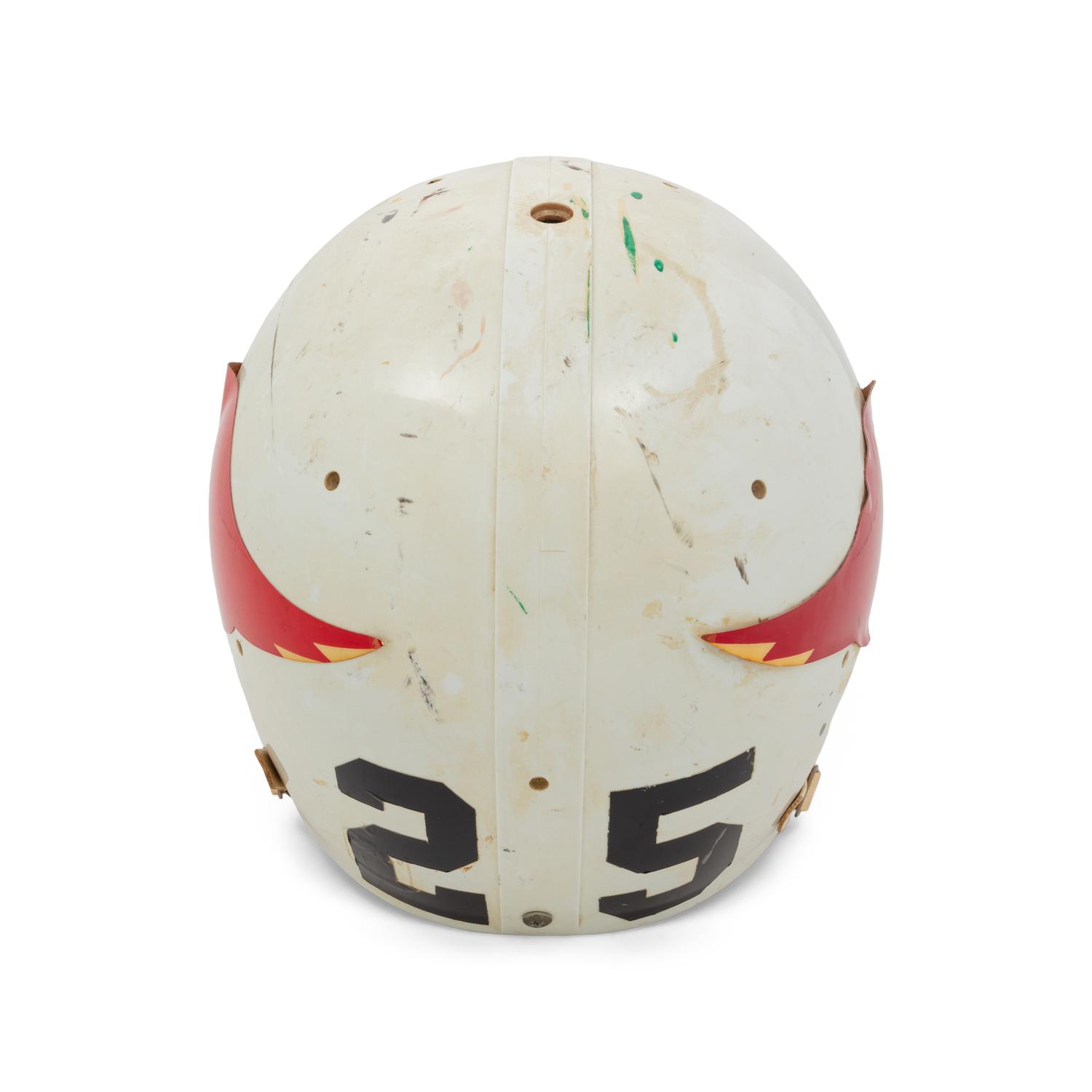 An Original St. Louis Cardinals Game Used Football Helmet