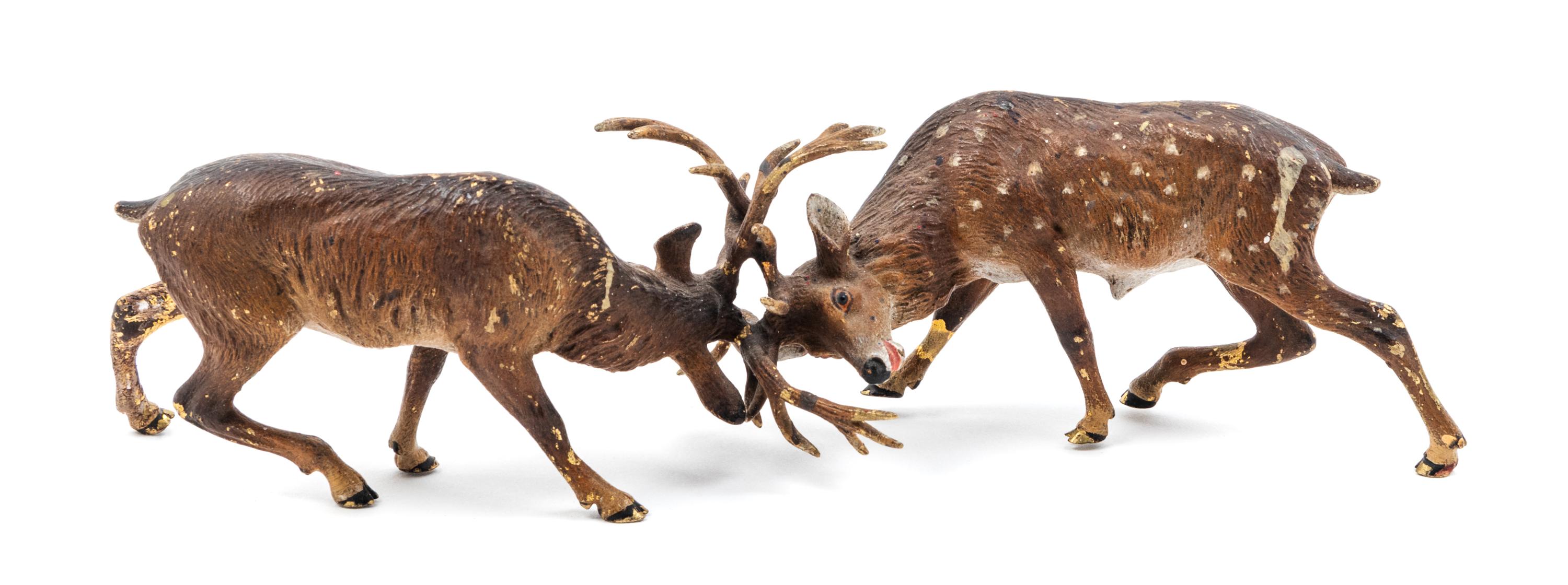 An Austrian Cold Painted Bronze Figural Group Width 8 inches. — EARLY 20TH CENTURY