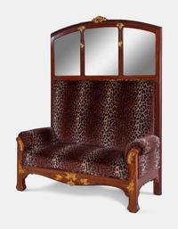 Art Nouveau Hall Bench
