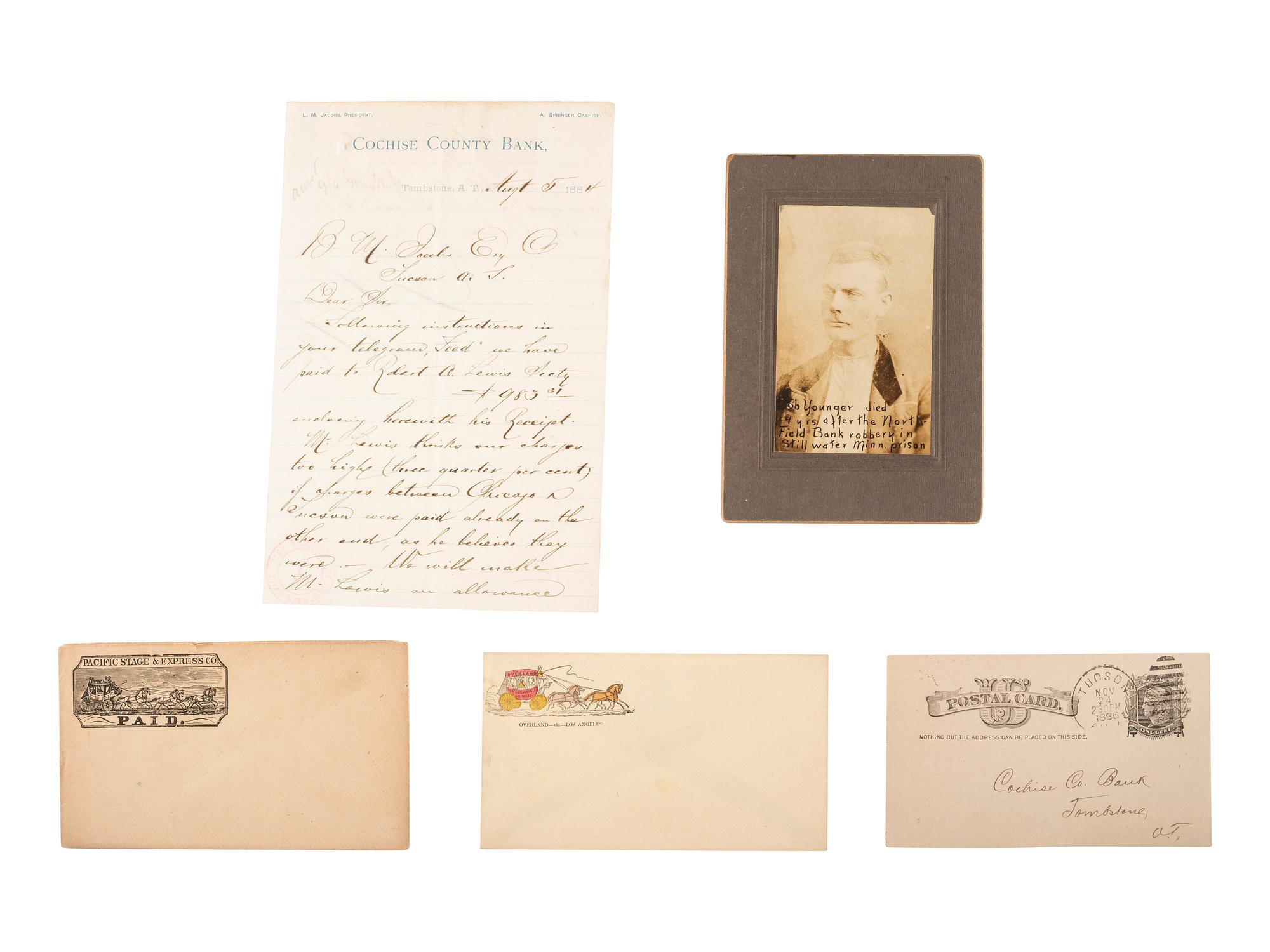 [WESTERN AMERICANA] Miscellaneous items from the Early West, including: