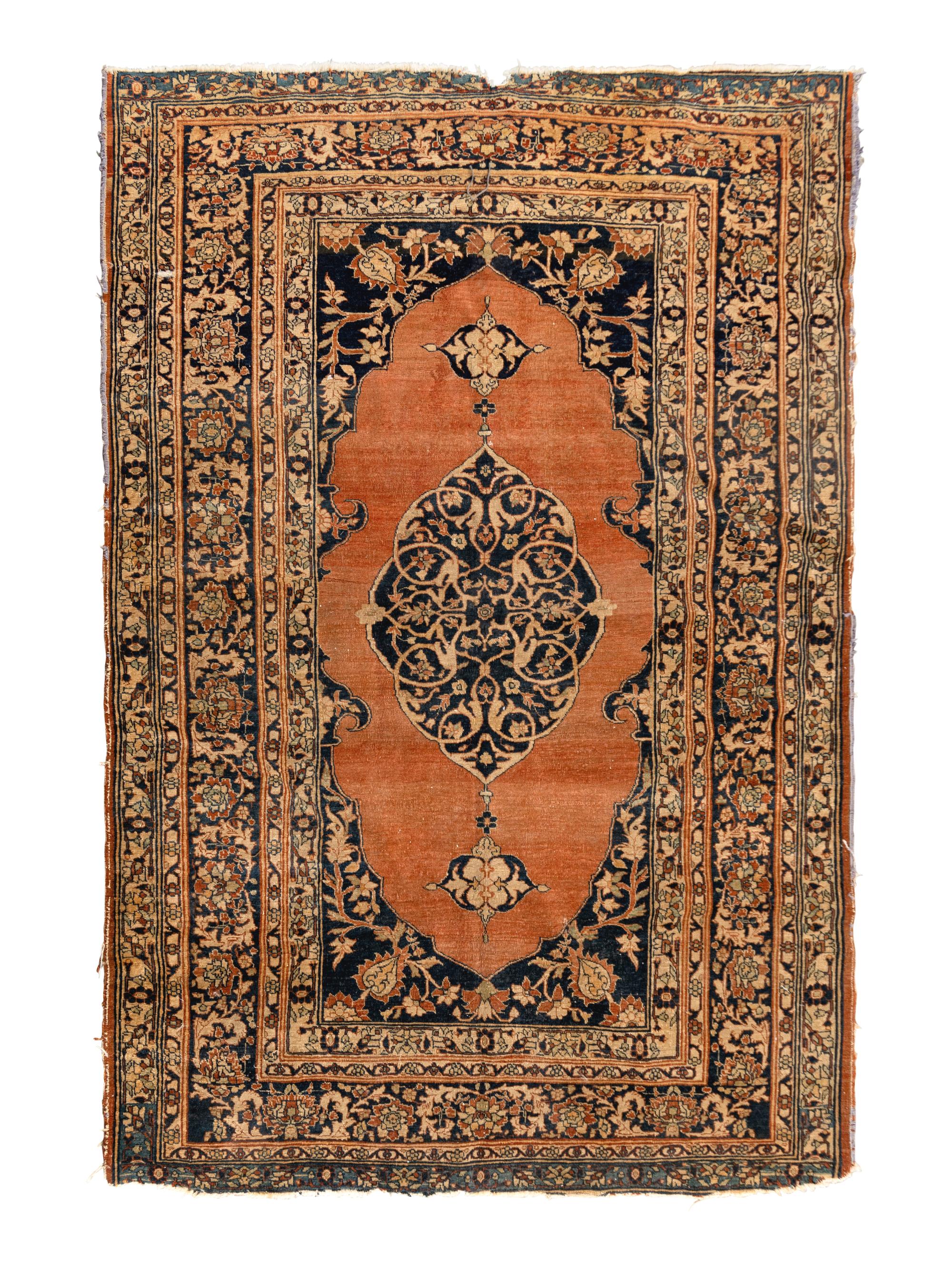 A Tabriz Wool Rug