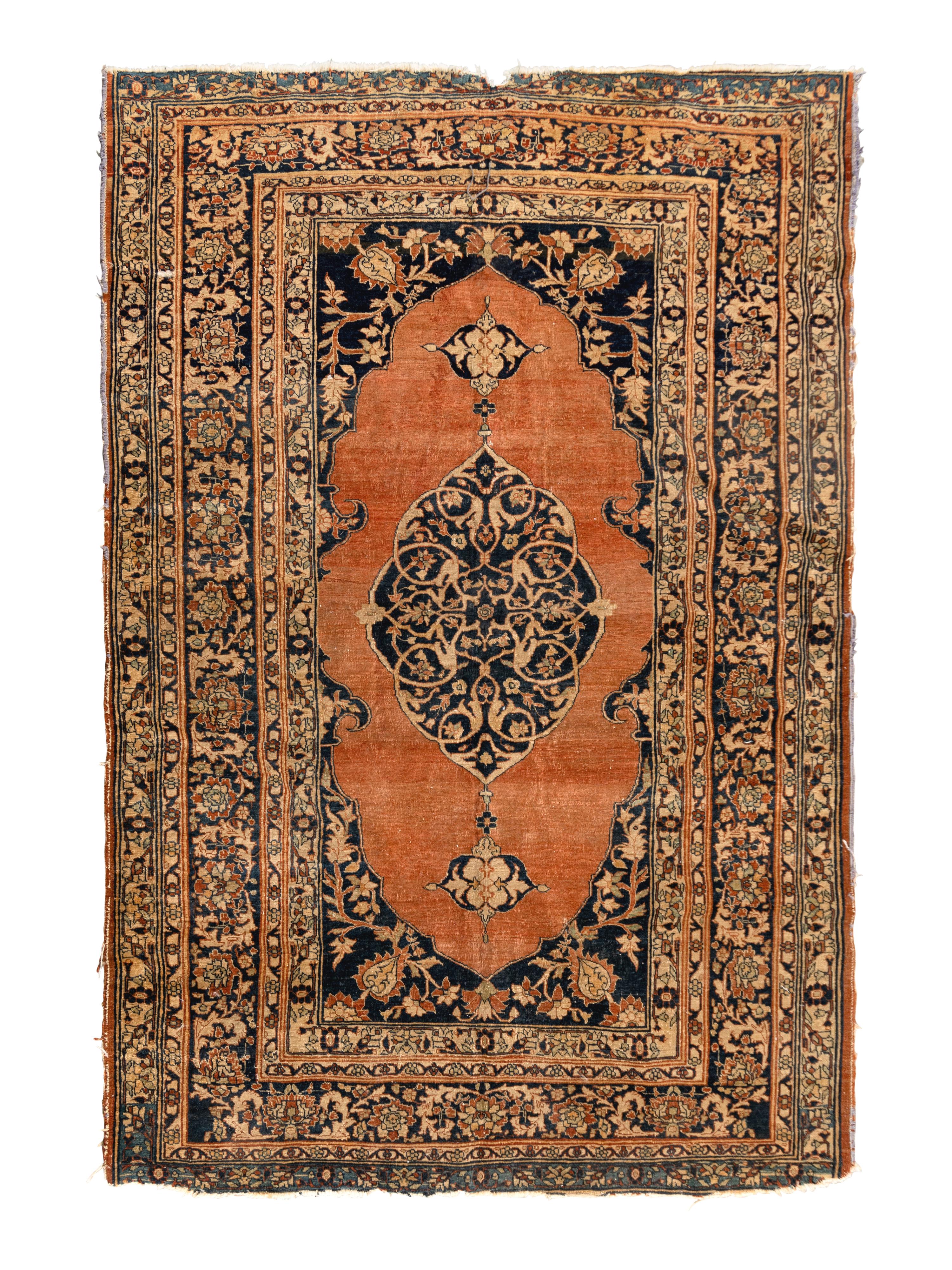 A Tabriz Wool Rug