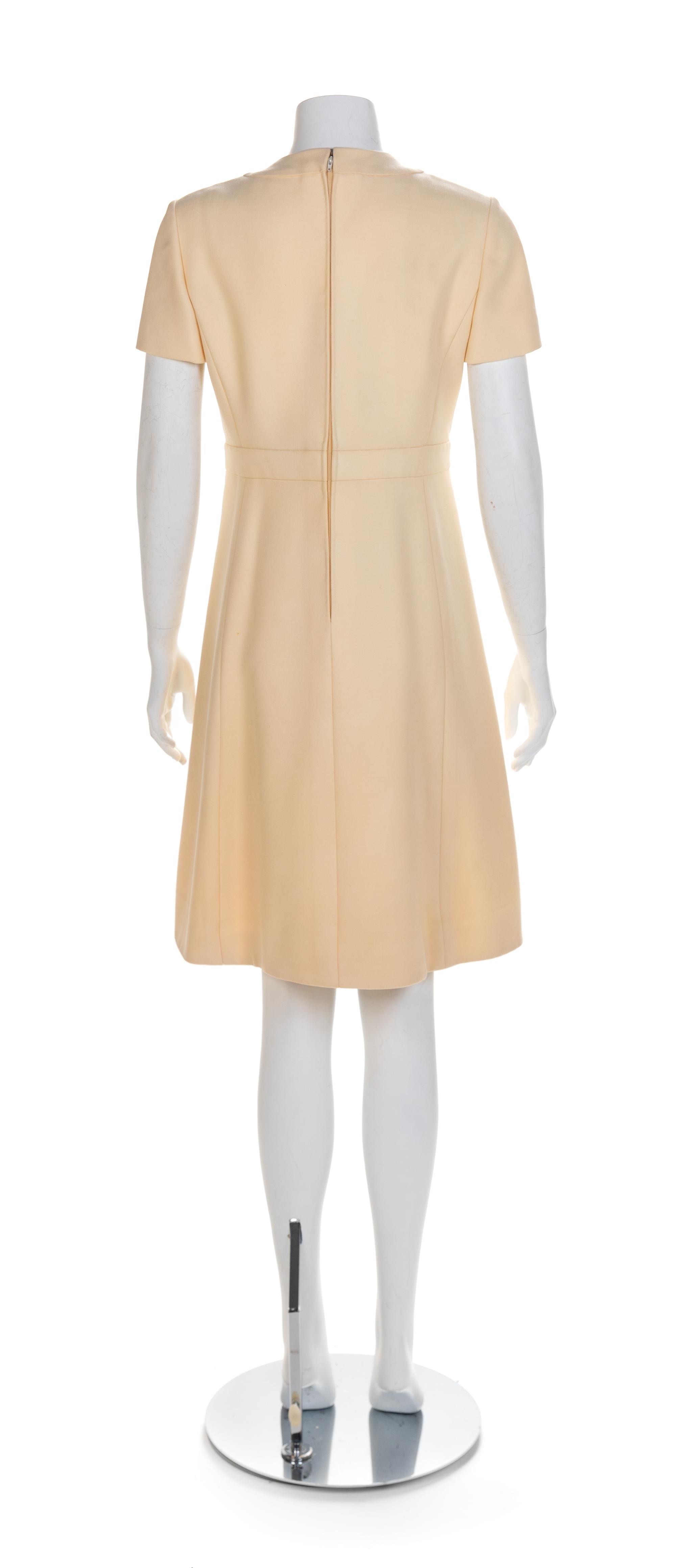Two Vintage Dresses, 1960-70s Size label: 10