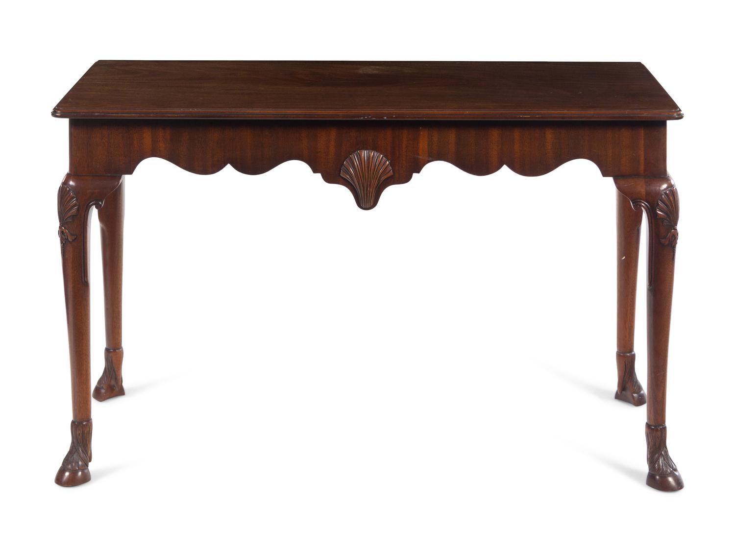 An Irish George III Style Mahogany Hall Table