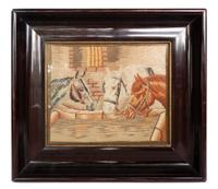 A Victorian Needlepoint Picture — 19TH CENTURY