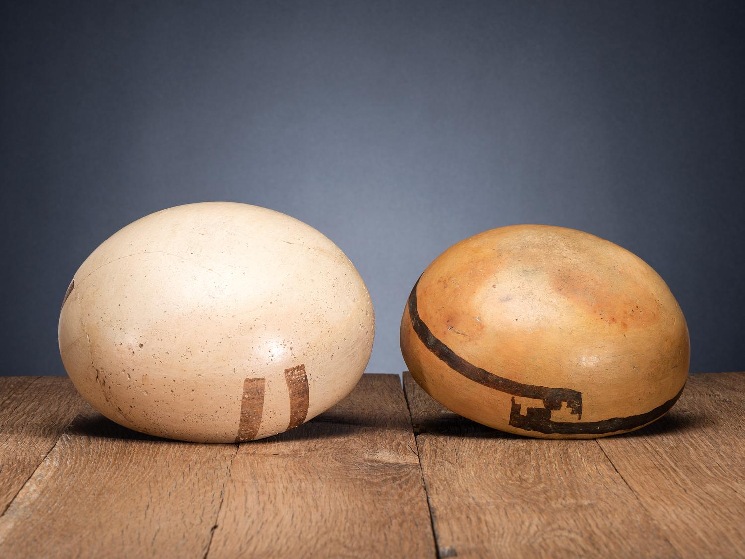 Jeddito Black-on-Yellow Pottery Bowls