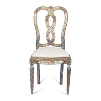 A Venetian Polychrome Decorated Side Chair