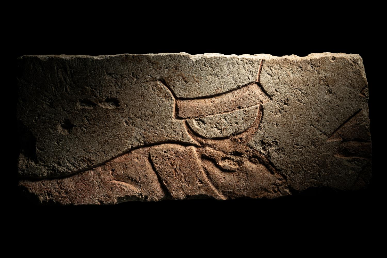 An Egyptian Limestone Relief
