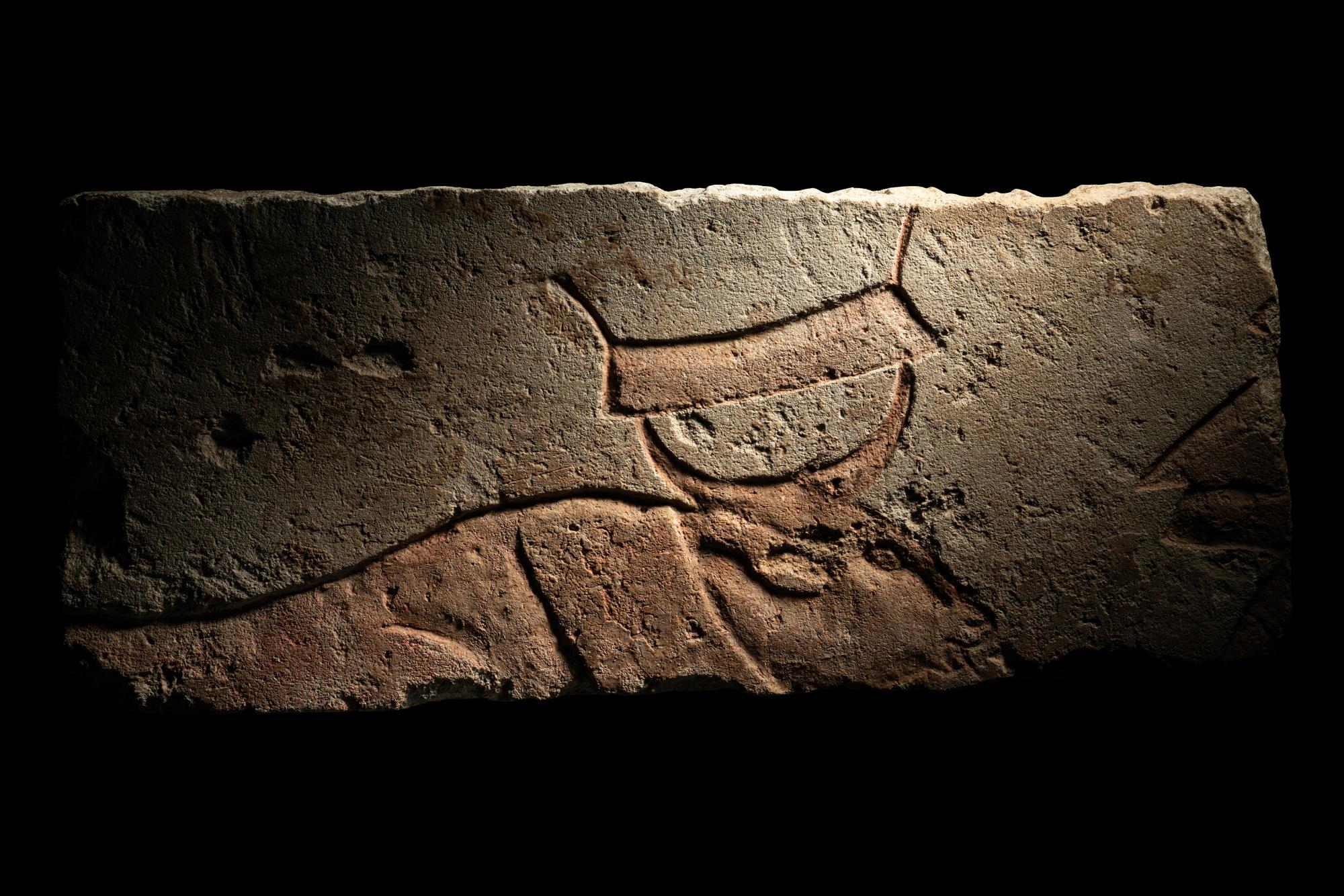 An Egyptian Limestone Relief
