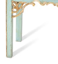 A Georgian Style Faux Marble-Painted Console Table