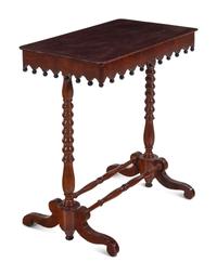 A Victorian Walnut Side Table