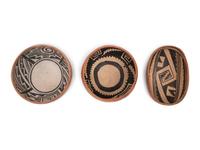 Southwestern Prehistoric Black-on-Red Pottery Bowls