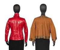 Two Oscar de la Renta Jackets, One Eel Skin, 2000-09