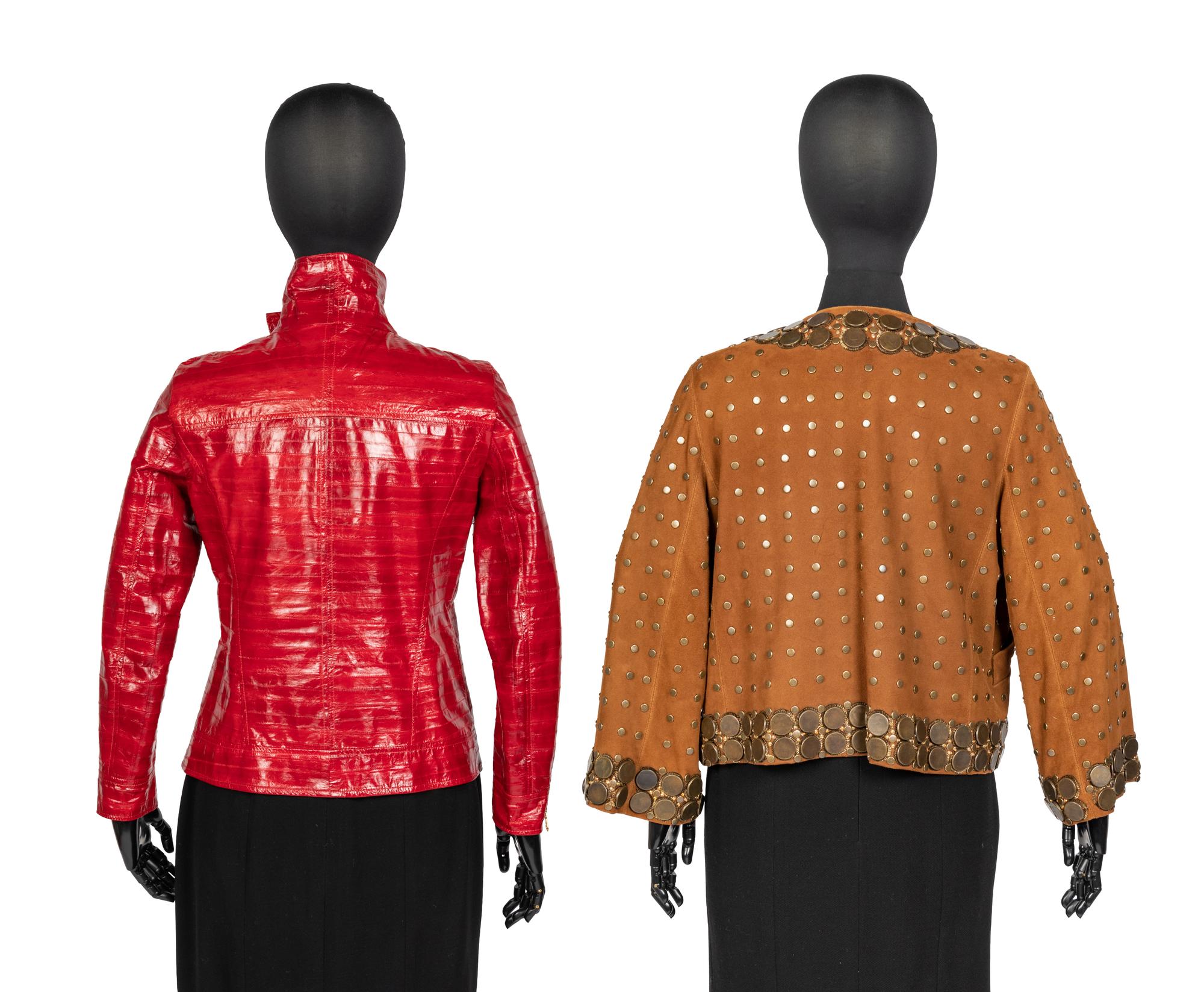 Two Oscar de la Renta Jackets, One Eel Skin, 2000-09