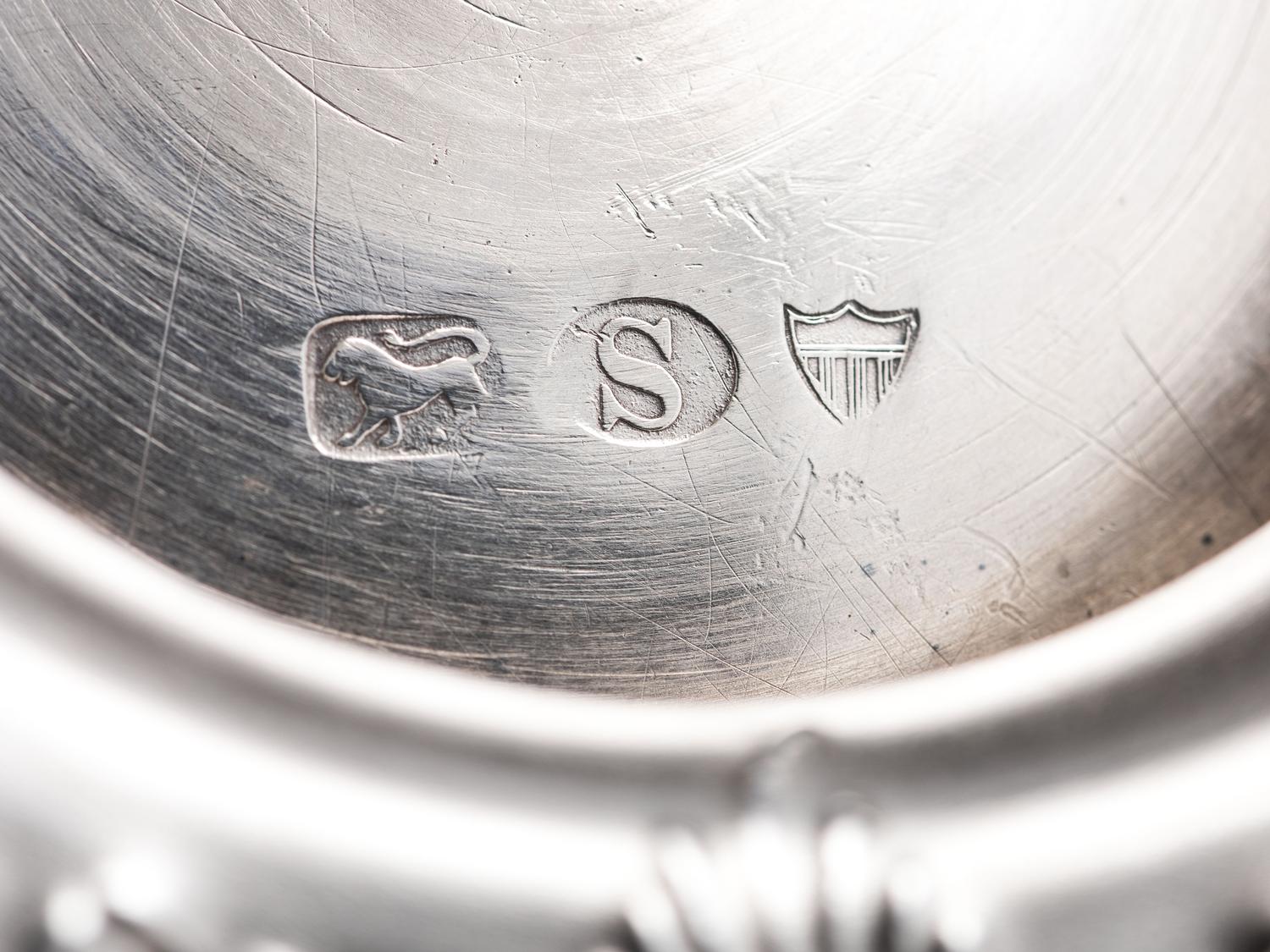 An American Coin Silver Pitcher