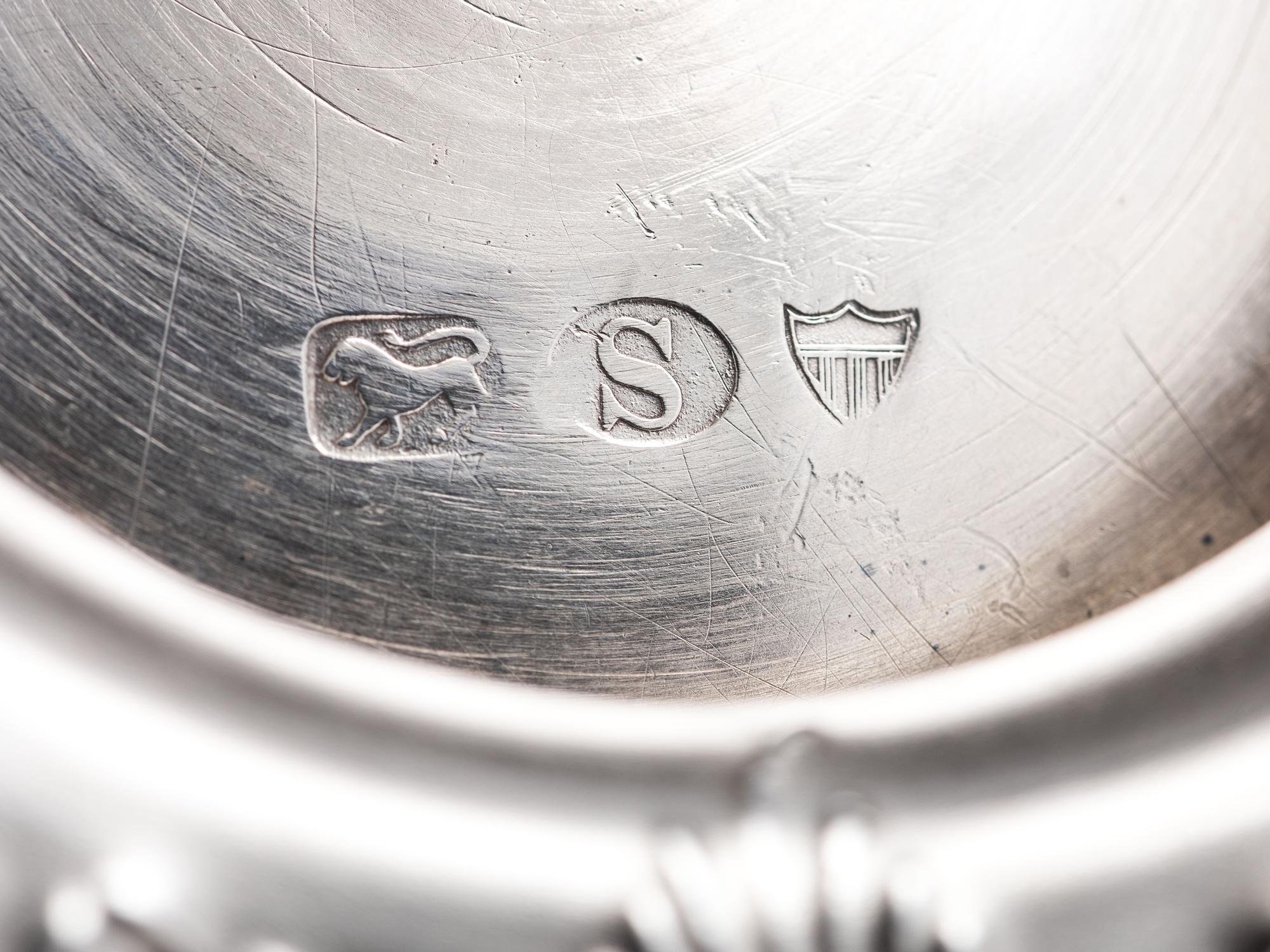 An American Coin Silver Pitcher