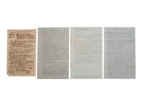 [SOUTH CAROLINA]. Group of 19th-century legal documents, including: