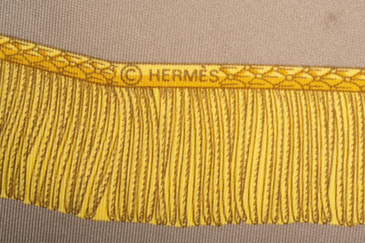 Three Designer Scarves: One Hermès, One Gucci, and One Valentino
