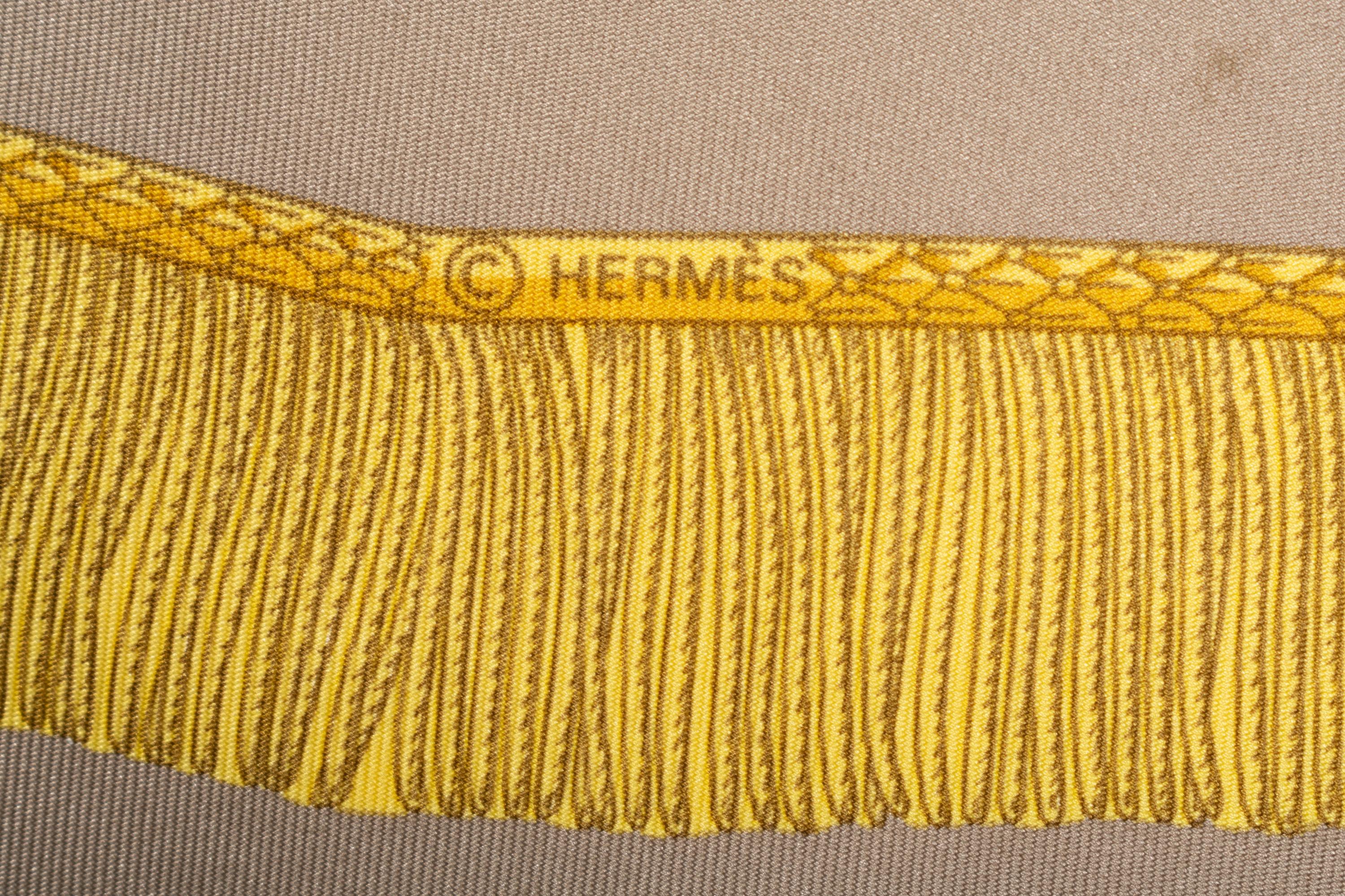 Three Designer Scarves: One Hermès, One Gucci, and One Valentino