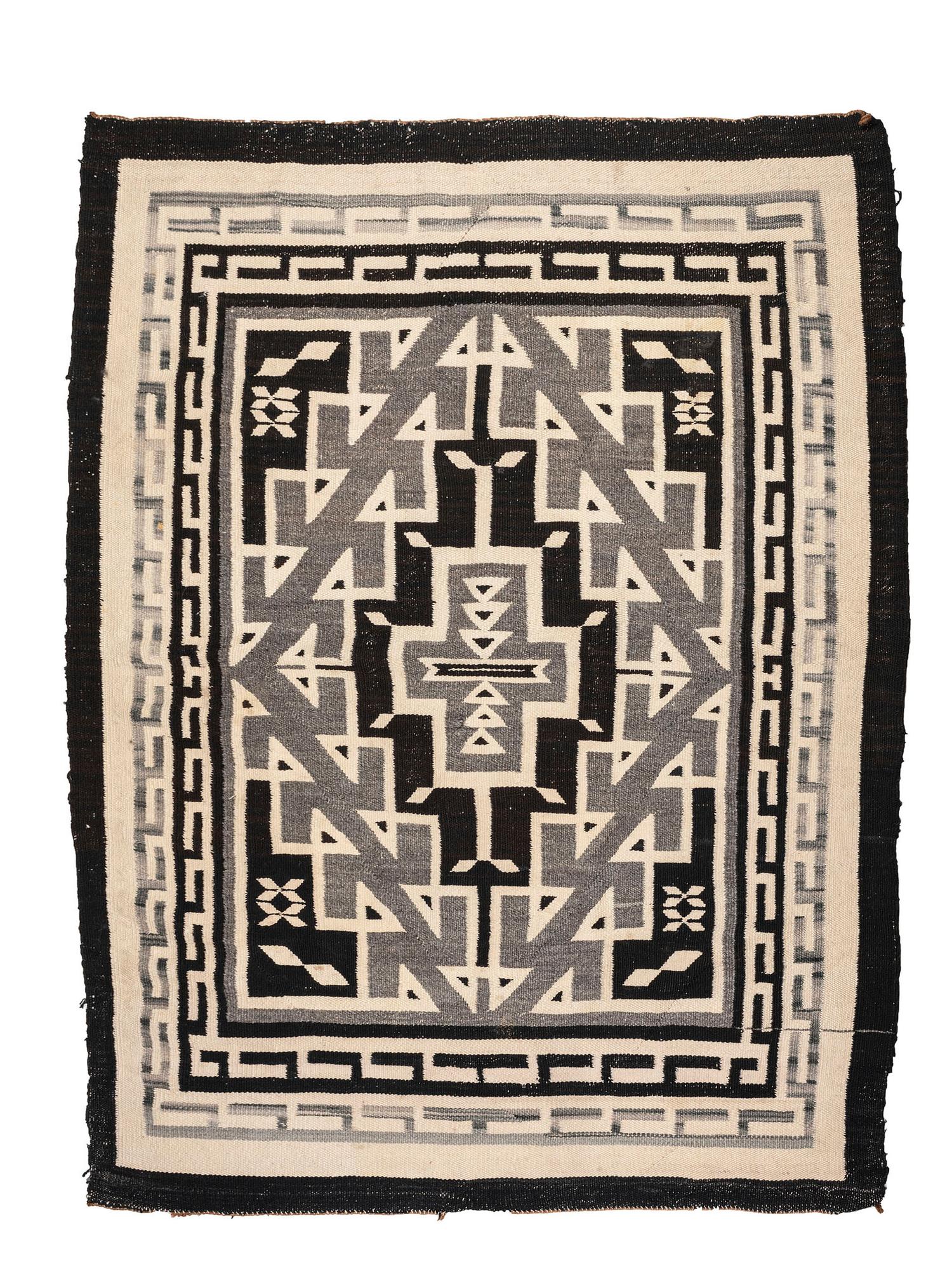 Navajo Two Grey Hills Weaving / Rug