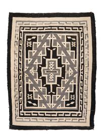 Navajo Two Grey Hills Weaving / Rug