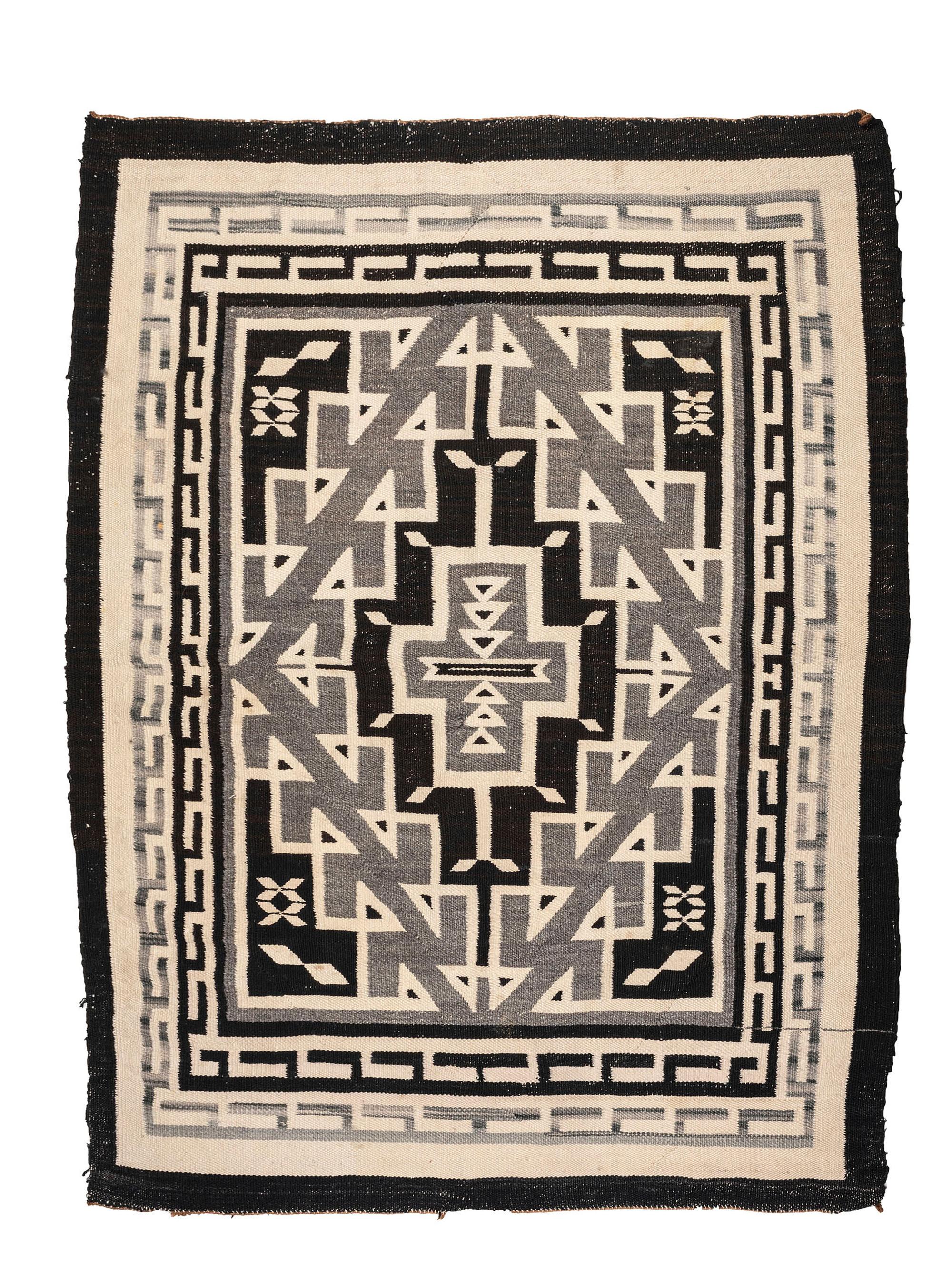 Navajo Two Grey Hills Weaving / Rug