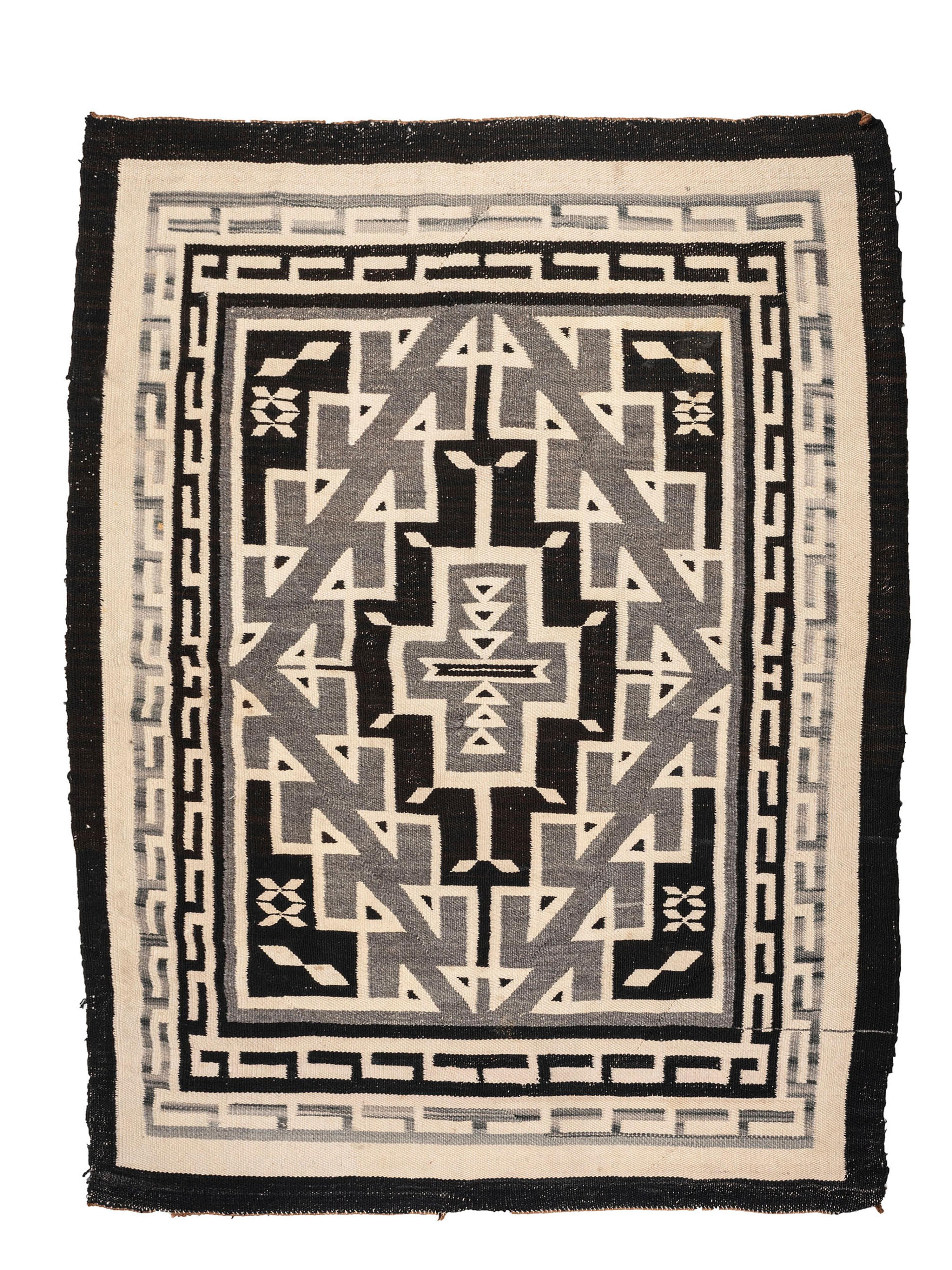 Navajo Two Grey Hills Weaving / Rug