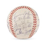 A 1973 Los Angeles Dodgers Team Signed Autograph Baseball