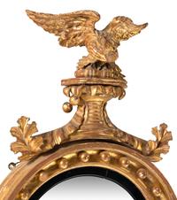 A George III Giltwood Bull's-Eye Mirror