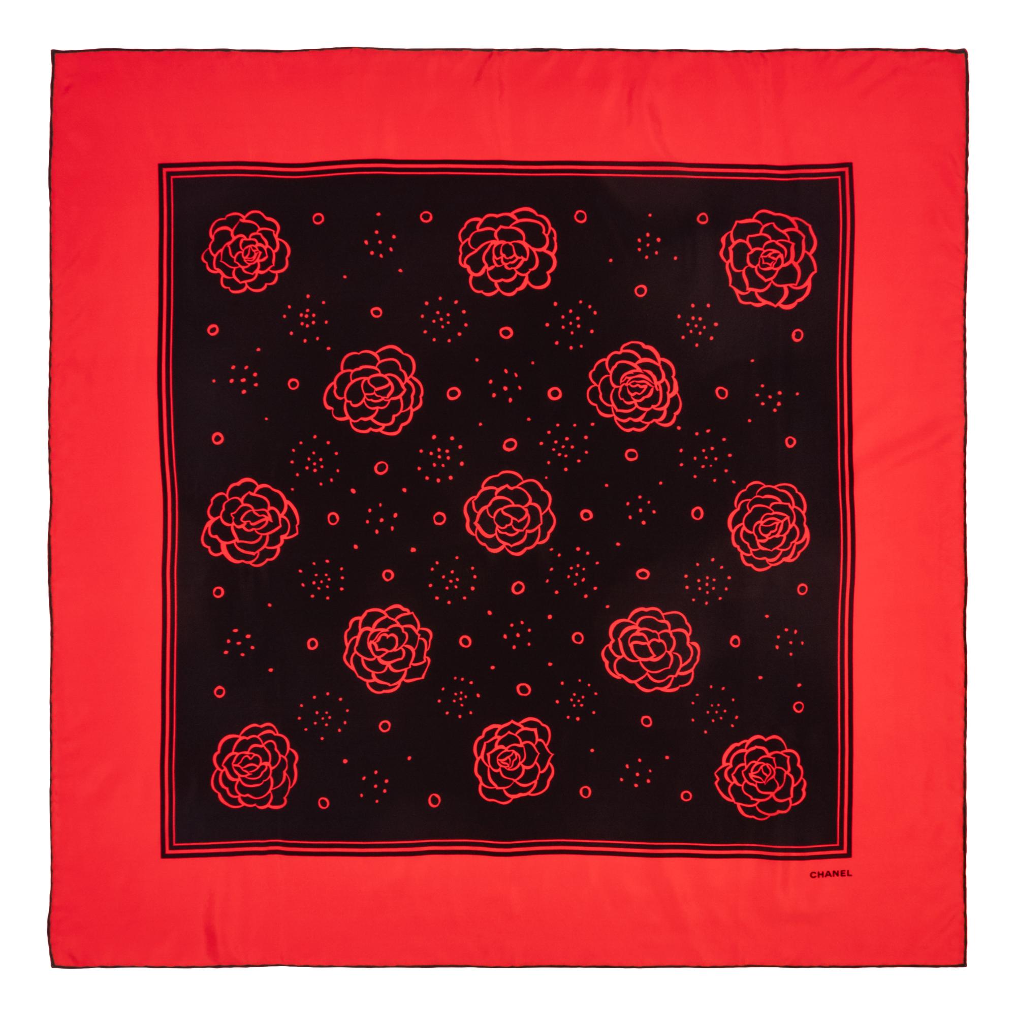 Five Chanel Silk Scarves
