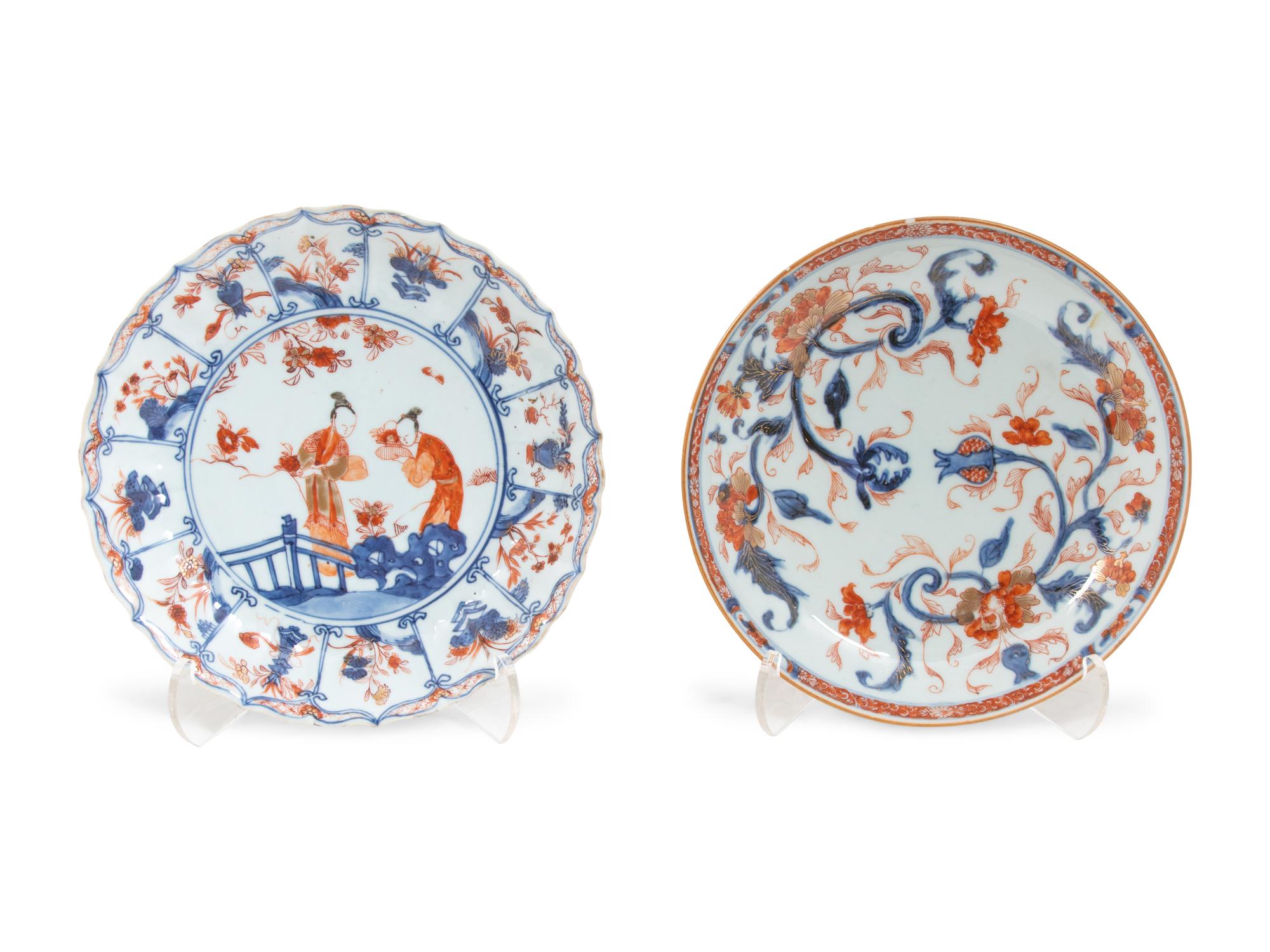 A Collection of Chinese Export Imari Palette Porcelain Articles