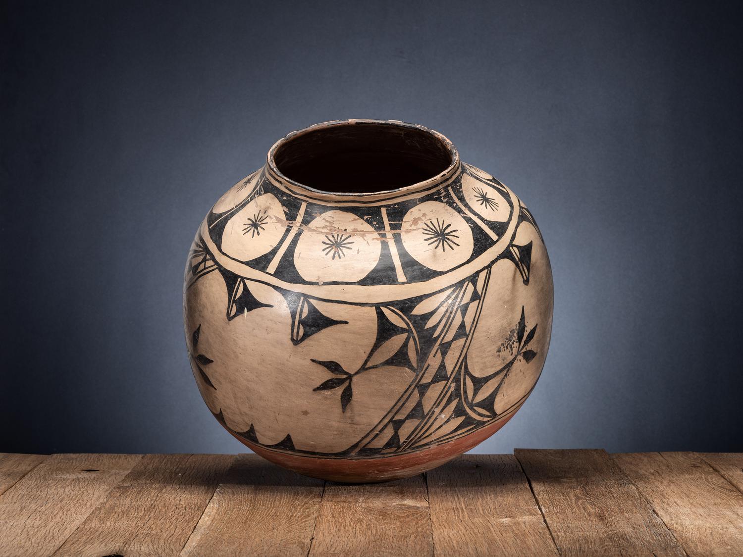 Large Cochiti Pottery Storage Jar