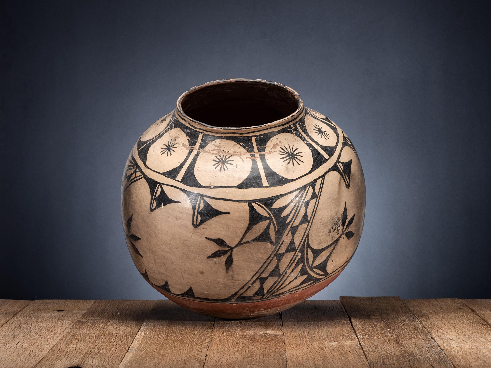 Large Cochiti Pottery Storage Jar