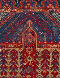 An Oushak Prayer Rug