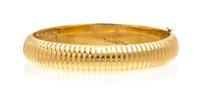 A 14 Karat Yellow Gold Bangle, 14.20 dwts.