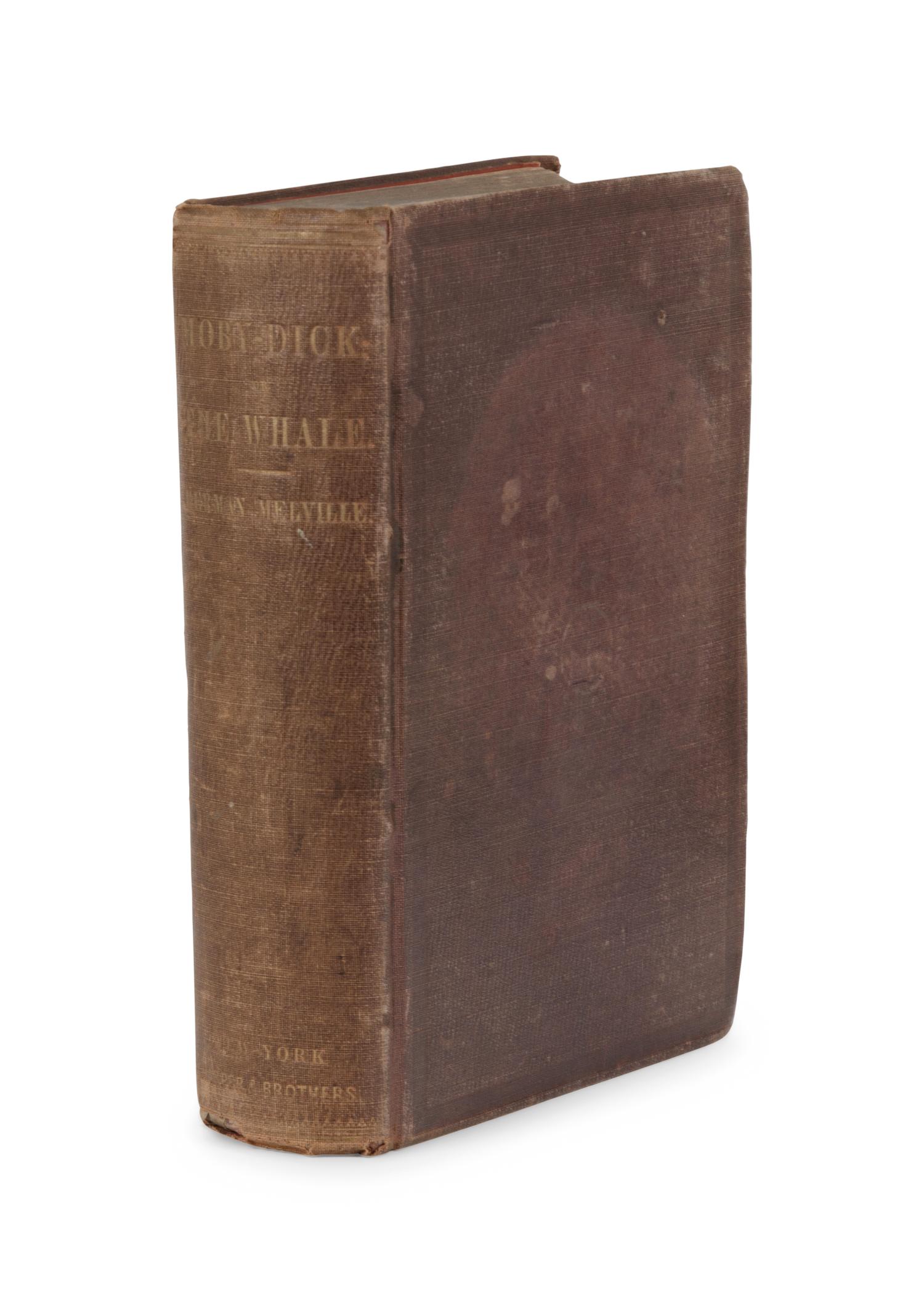 MELVILLE, Herman (1819-1891). Moby-Dick; or, the Whale . New York: Harper & Brothers, 1851.
