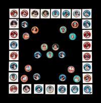 A Group of 44 1960s and 1970s Topps Baseball Coins (Including Willie Mays, Roberto Clemente and Sandy Koufax),