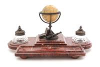 An Italian Marble Encrier Width 17 inches. — FLORENCE, 18TH CENTURY