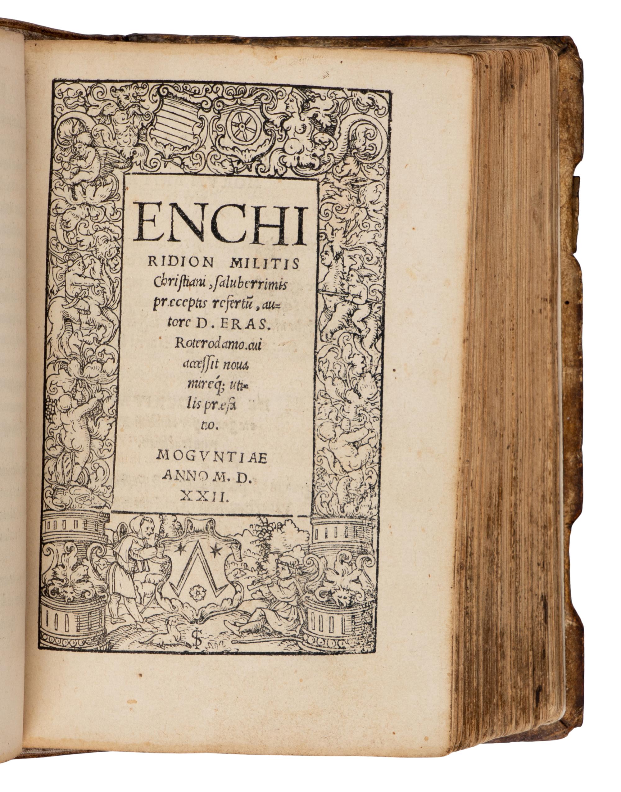 [Early Printing] Erasmus. Sammelband of 4 Lifetime Works
